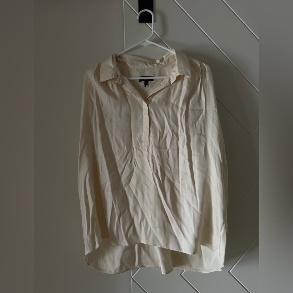 rag & bone Women's Cream Button Down Shirt